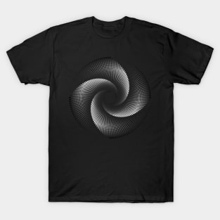 Rotating optical illusion. T-Shirt